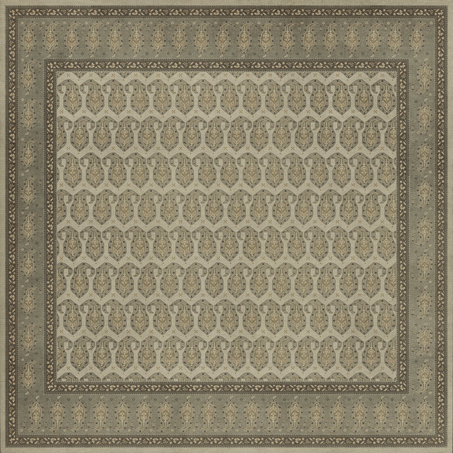 Vintage Vinyl Rug - Kintala - Gliabno