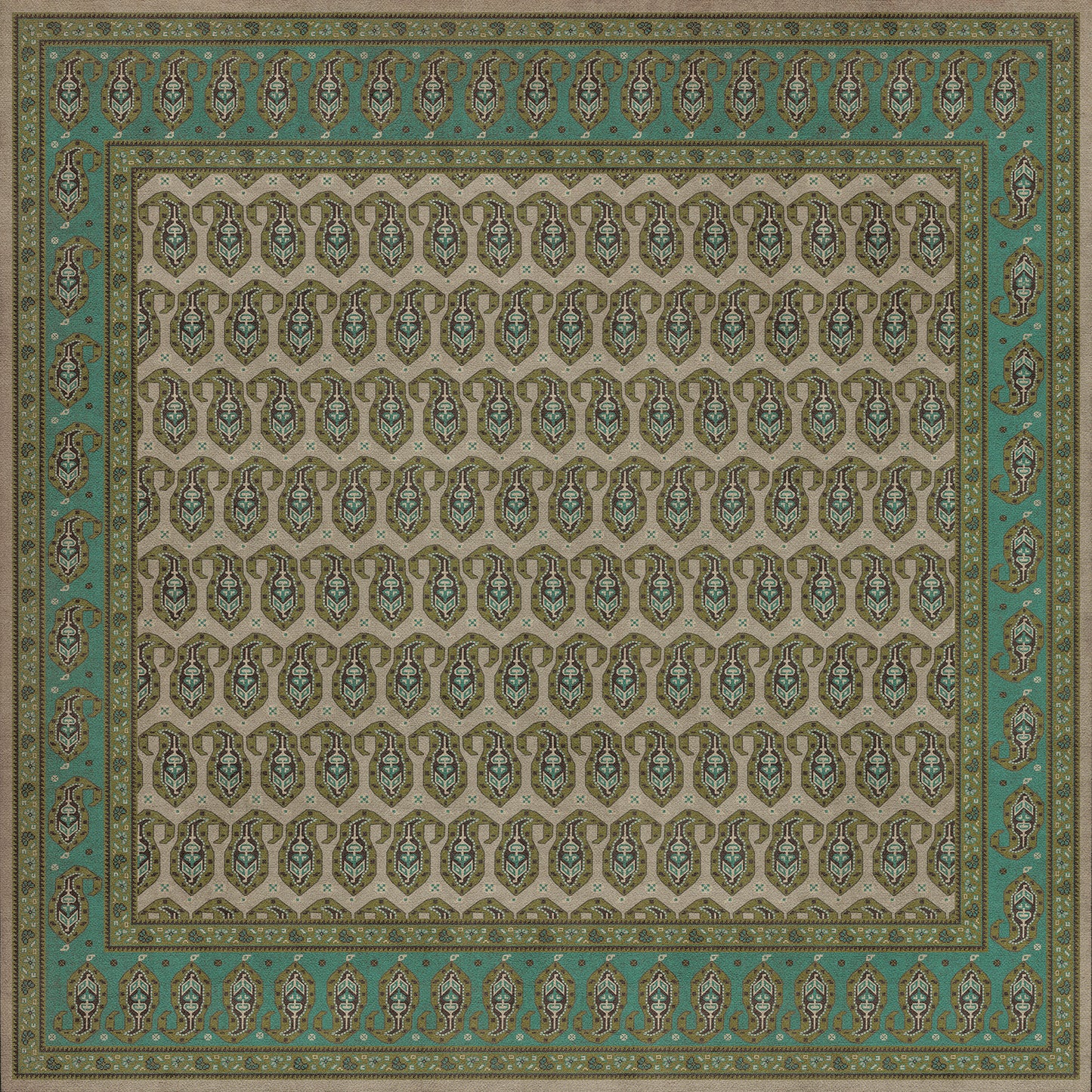 Vintage Vinyl Rug - Kintala - Kesali