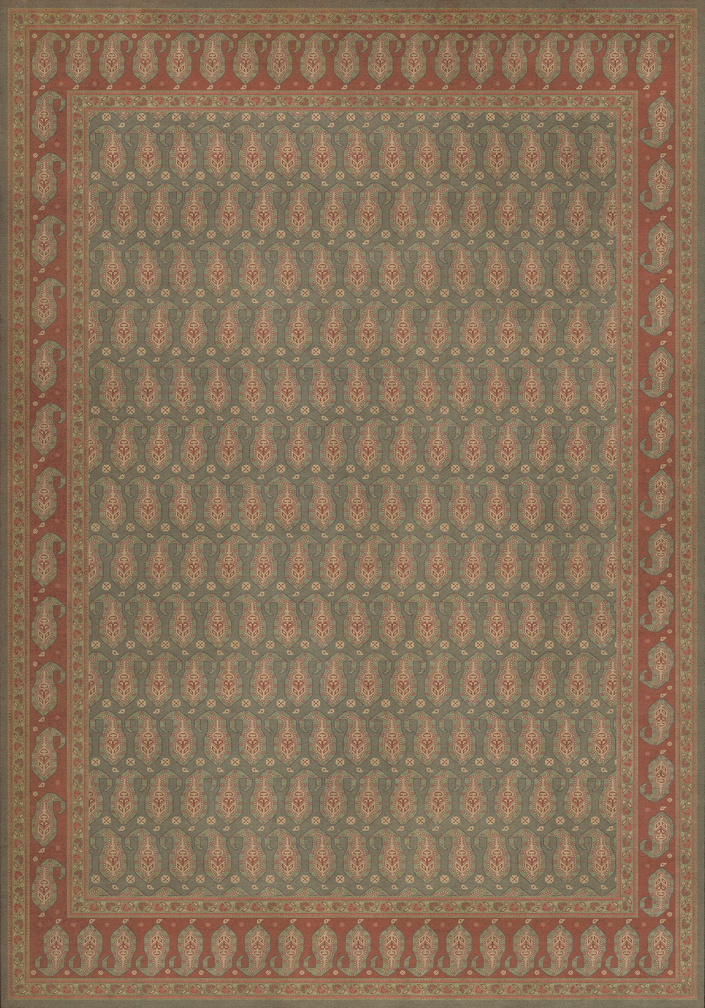 Vintage Vinyl Rug - Kintala - Mora