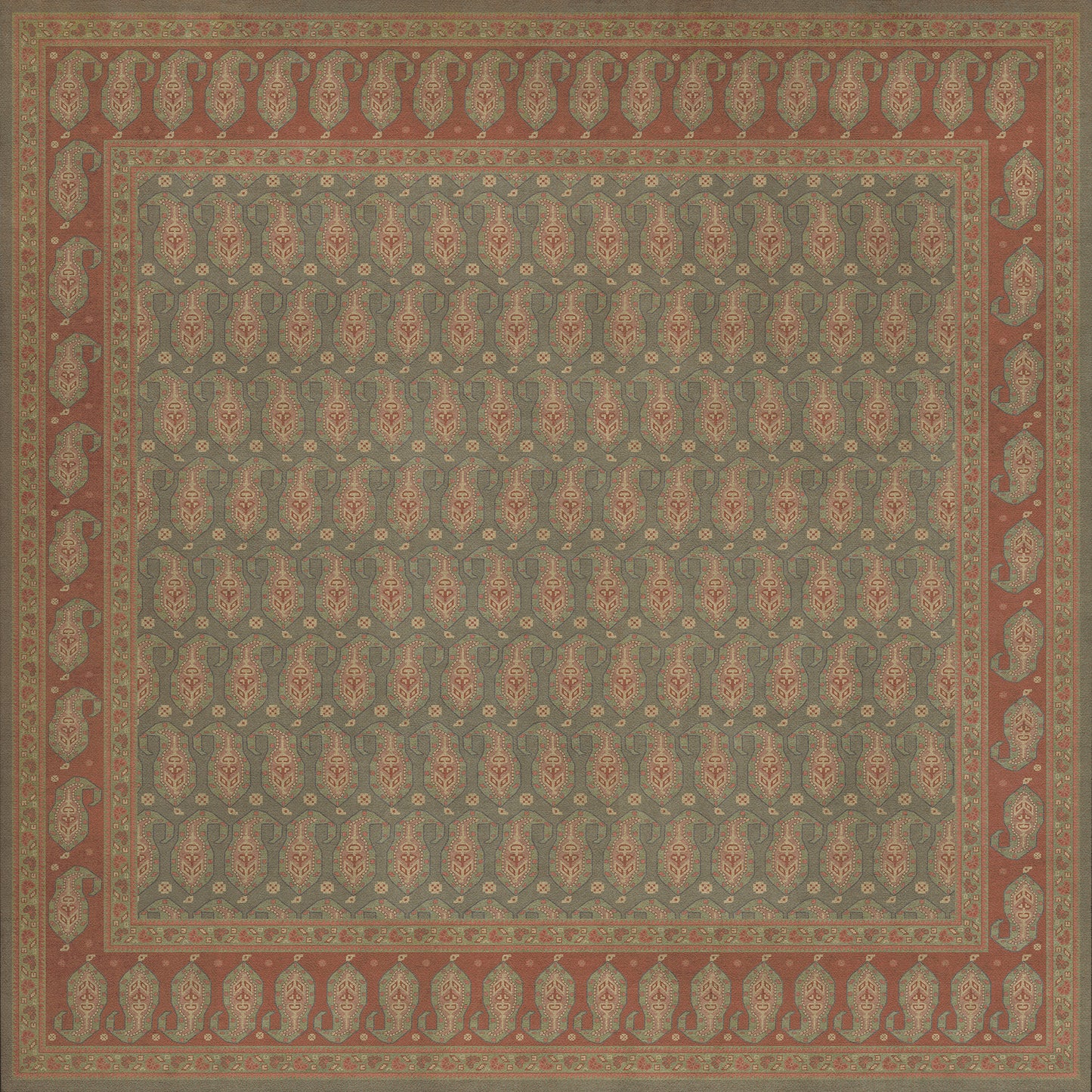 Vintage Vinyl Rug - Kintala - Mora