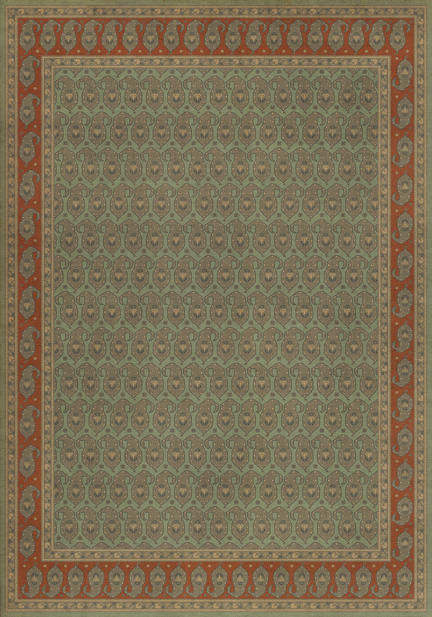 Vintage Vinyl Rug - Kintala - Nuri