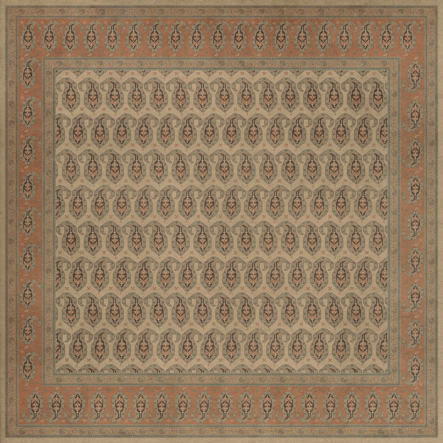 Vintage Vinyl Rug - Kintala - Rakli