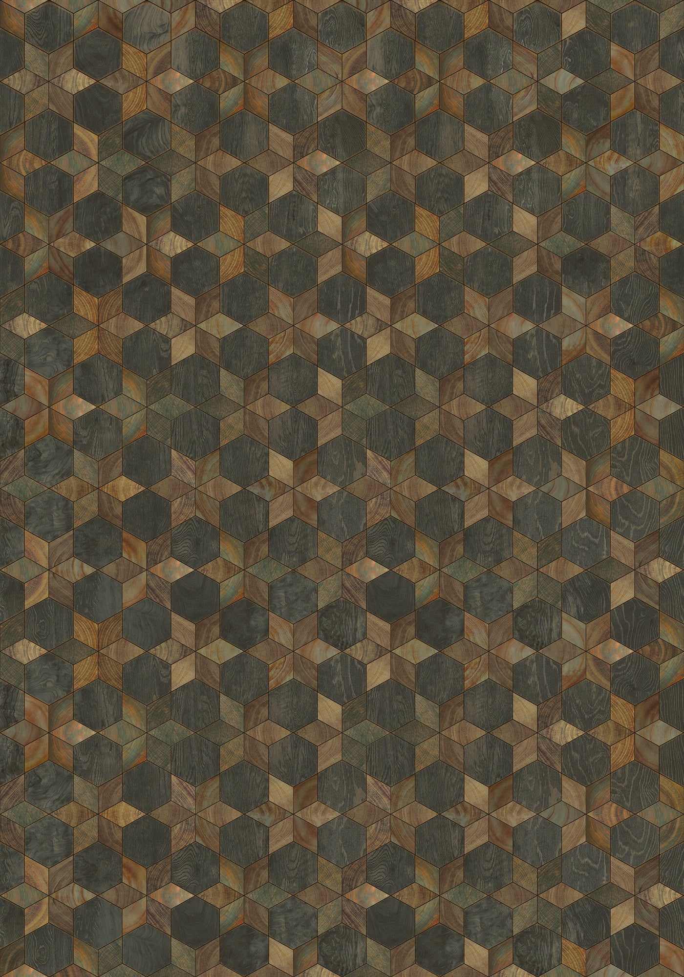 Vintage Vinyl Rug - Illuminated - Shooting Star