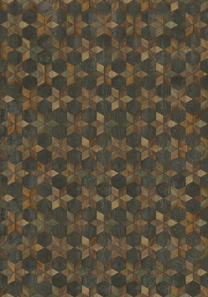 Vintage Vinyl Rug - Illuminated - Shooting Star
