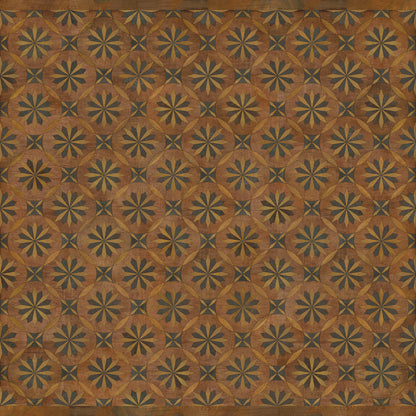 Vintage Vinyl Rug - Roycrofter - Time and Chance