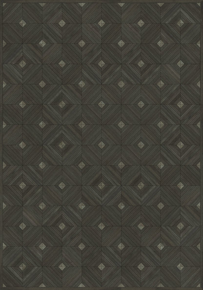 Vintage Vinyl Rug - School of Thought - A Product of the Master Mind