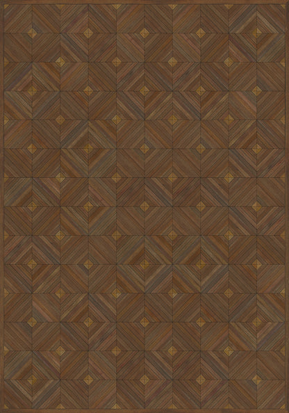 Vintage Vinyl Rug - School of Thought - A Proper Study