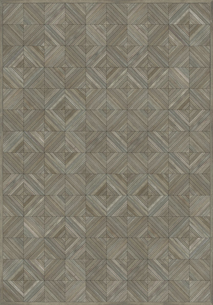 Vintage Vinyl Rug - School of Thought - Applying Thought