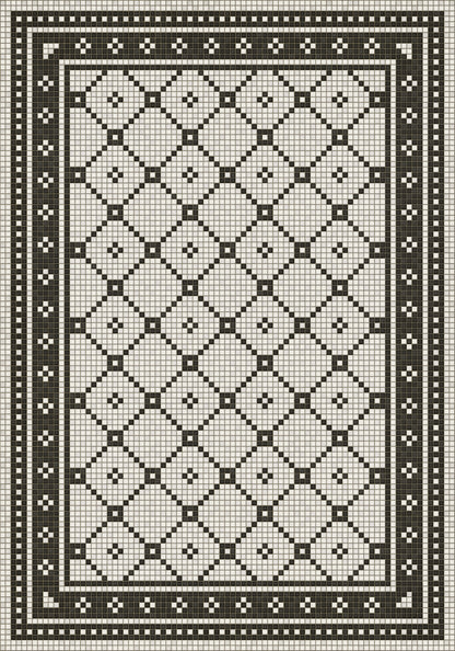 Vintage Vinyl Rug - Mosaic A - Allerton Avenue