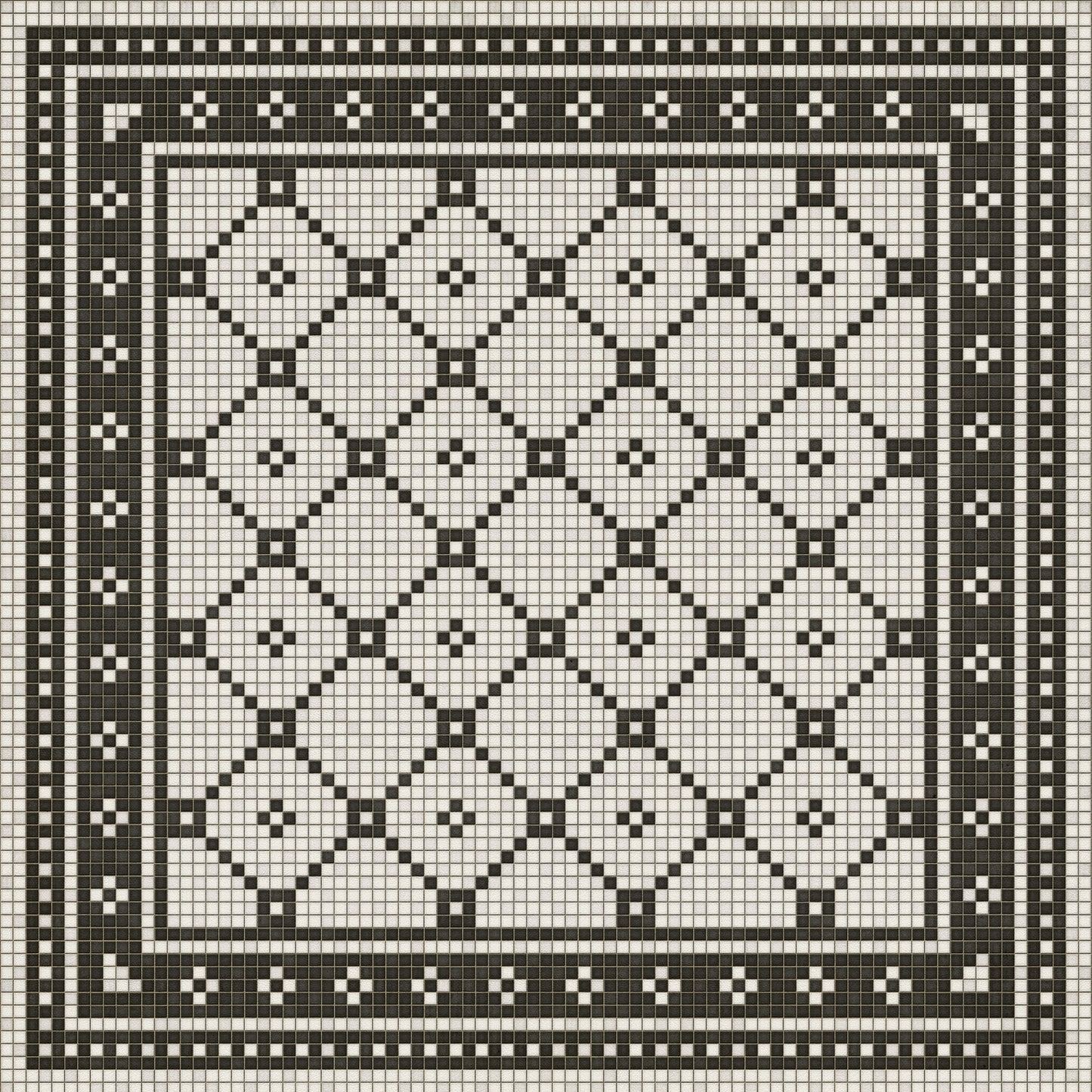 Vintage Vinyl Rug - Mosaic A - Allerton Avenue