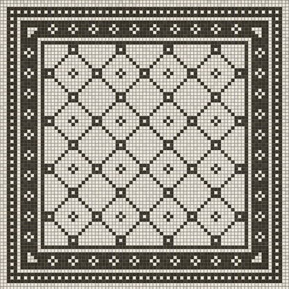 Vintage Vinyl Rug - Mosaic A - Allerton Avenue