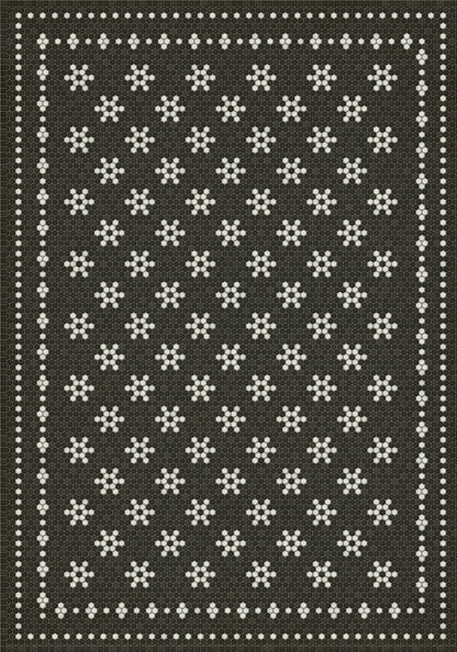 Vintage Vinyl Rug - Mosaic B - Belmont Park