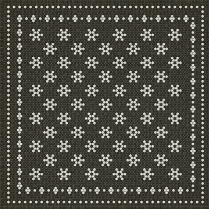 Vintage Vinyl Rug - Mosaic B - Belmont Park