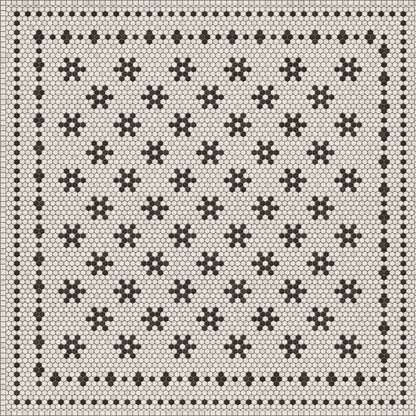 Vintage Vinyl Rug - Mosaic B - Clemont Avenue