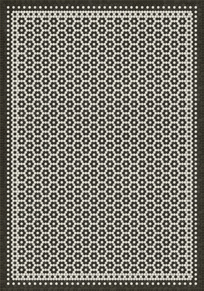 Vintage Vinyl Rug - Mosaic C - Catherine Street
