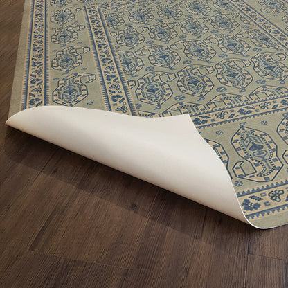 Vintage Vinyl Rug - Kintala - Albastru
