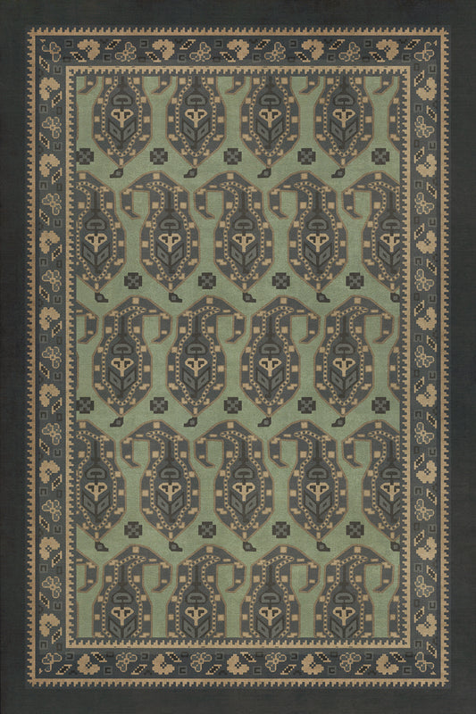 Vintage Vinyl Rug - Kintala - Dariav