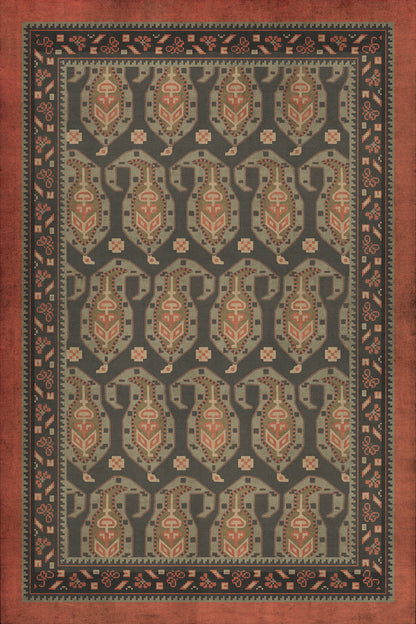 Vintage Vinyl Rug - Kintala - Drabarni