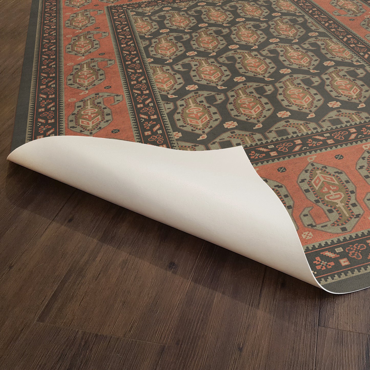 Vintage Vinyl Rug - Kintala - Drabarni