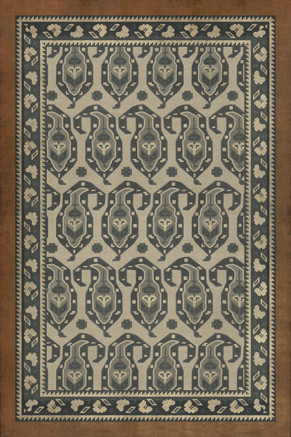Vintage Vinyl Rug - Kintala - Frumos