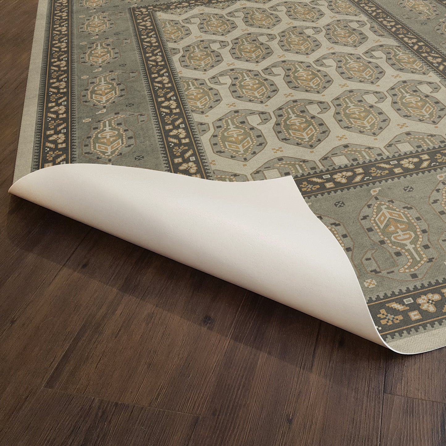 Vintage Vinyl Rug - Kintala - Gliabno