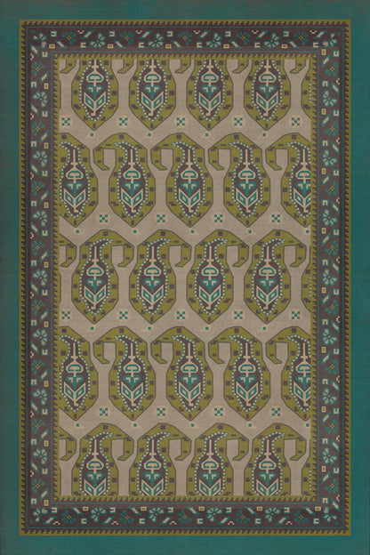Vintage Vinyl Rug - Kintala - Kesali
