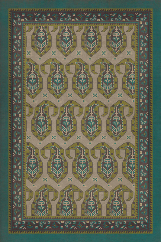 Vintage Vinyl Rug - Kintala - Kesali