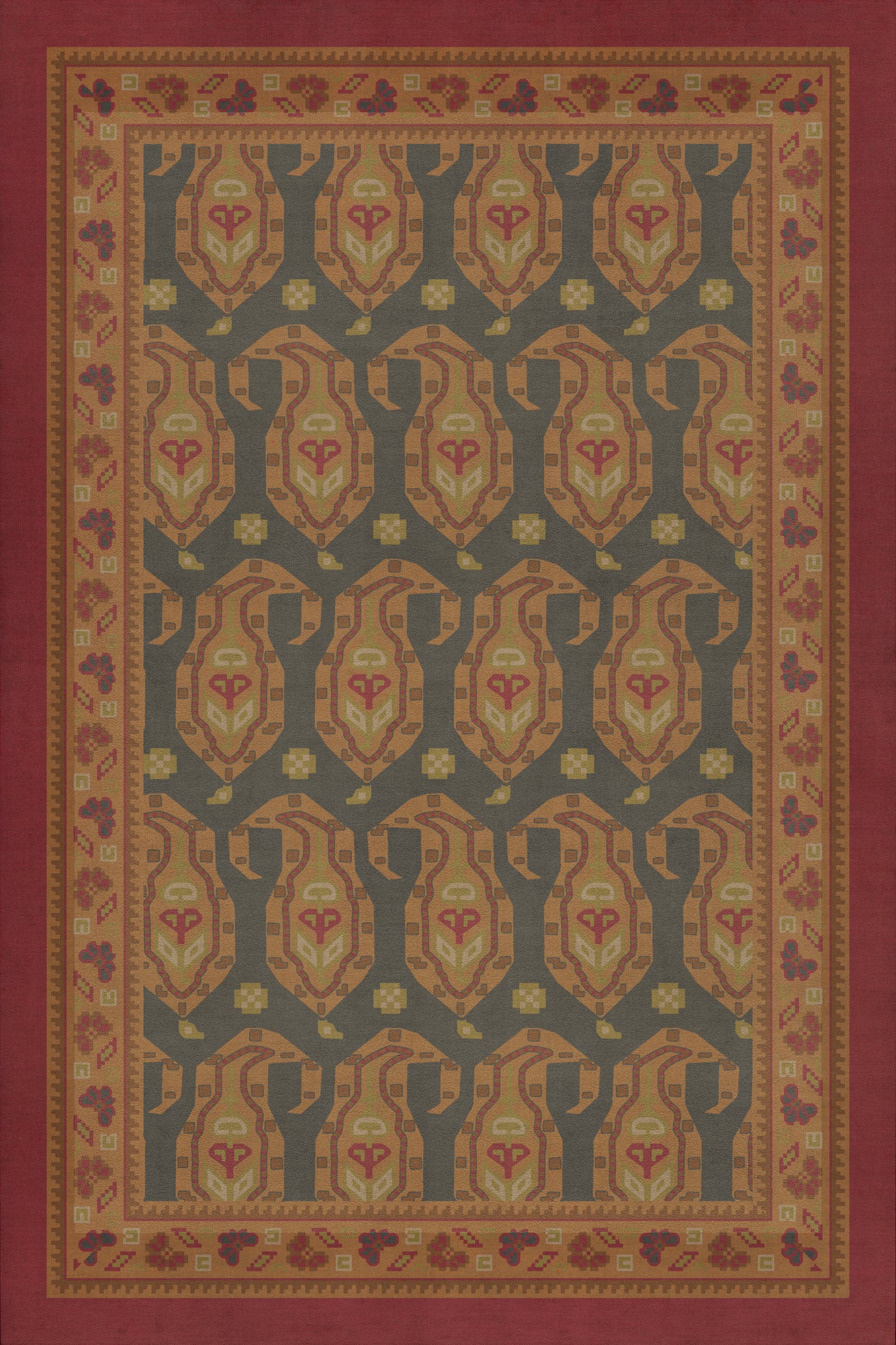 Vintage Vinyl Rug - Kintala - Lolo