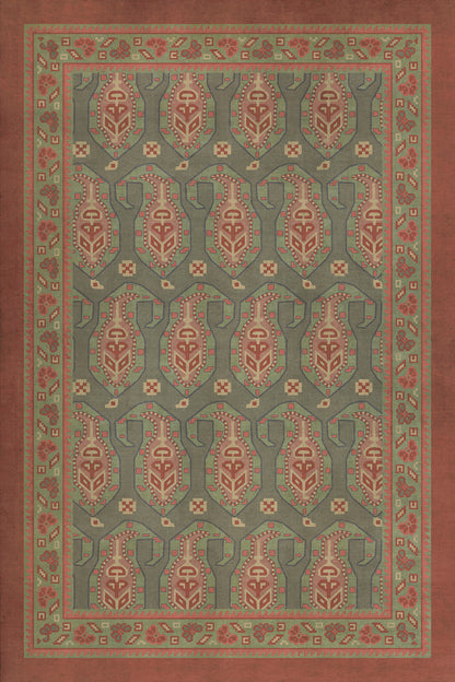 Vintage Vinyl Rug - Kintala - Mora