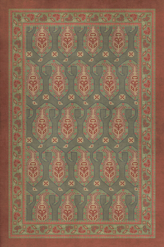 Vintage Vinyl Rug - Kintala - Mora