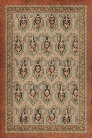Vintage Vinyl Rug - Kintala - Rakli