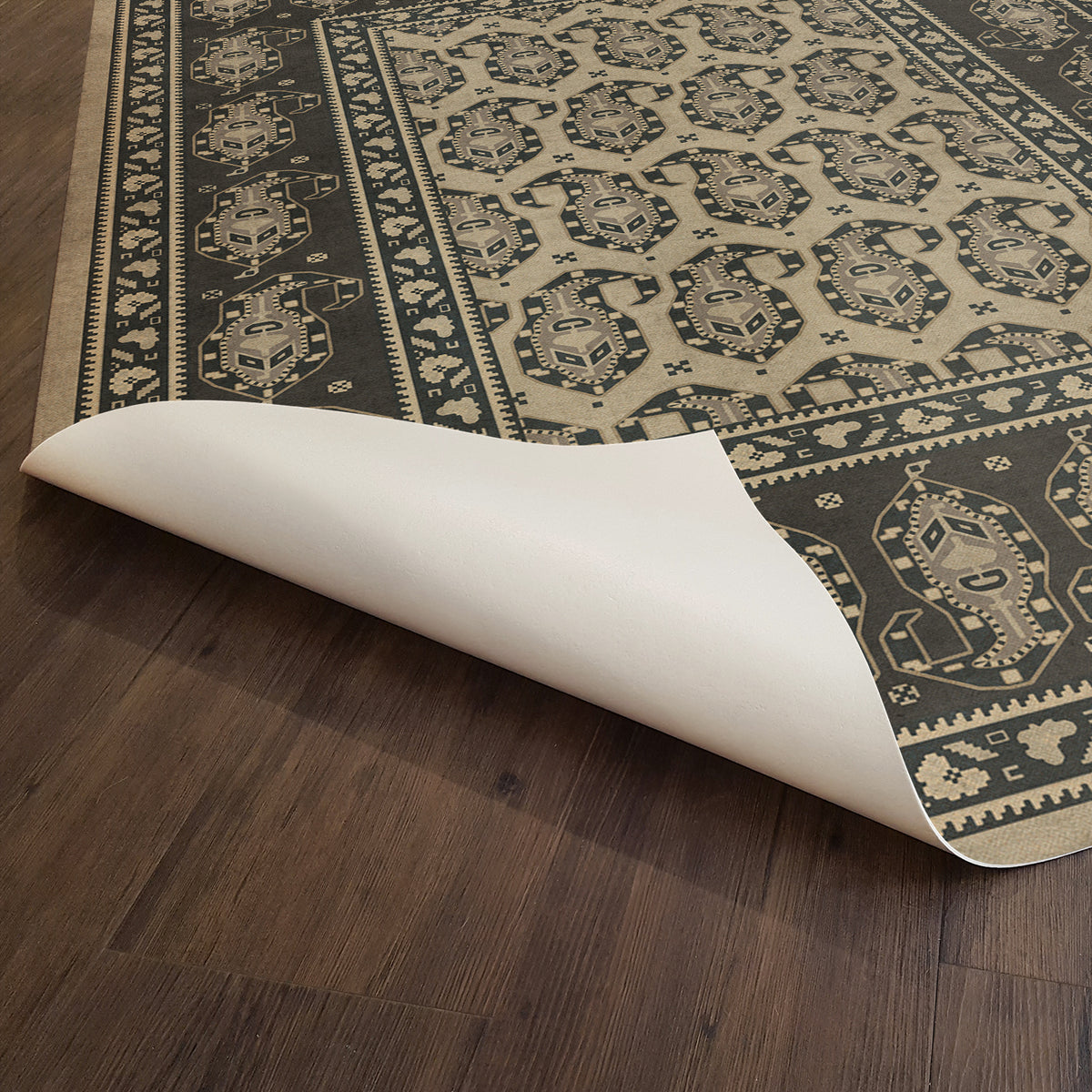 Vintage Vinyl Rug - Kintala - Spiuni