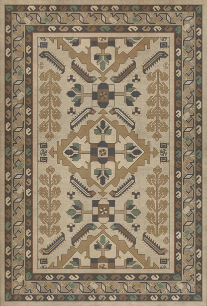 Vintage Vinyl Rug - Hamadan - Babayani
