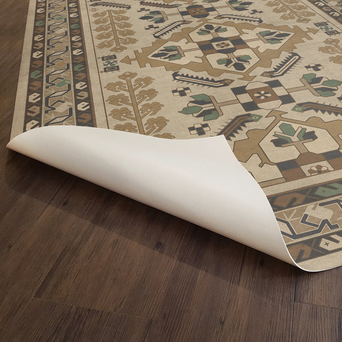 Vintage Vinyl Rug - Hamadan - Babayani