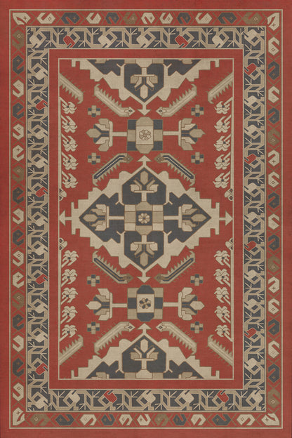 Vintage Vinyl Rug - Hamadan - Kismet