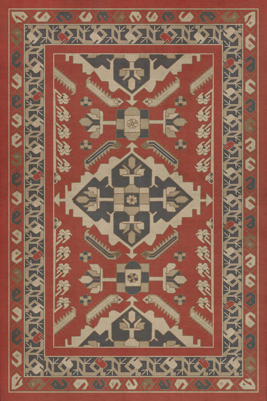Vintage Vinyl Rug - Hamadan - Kismet