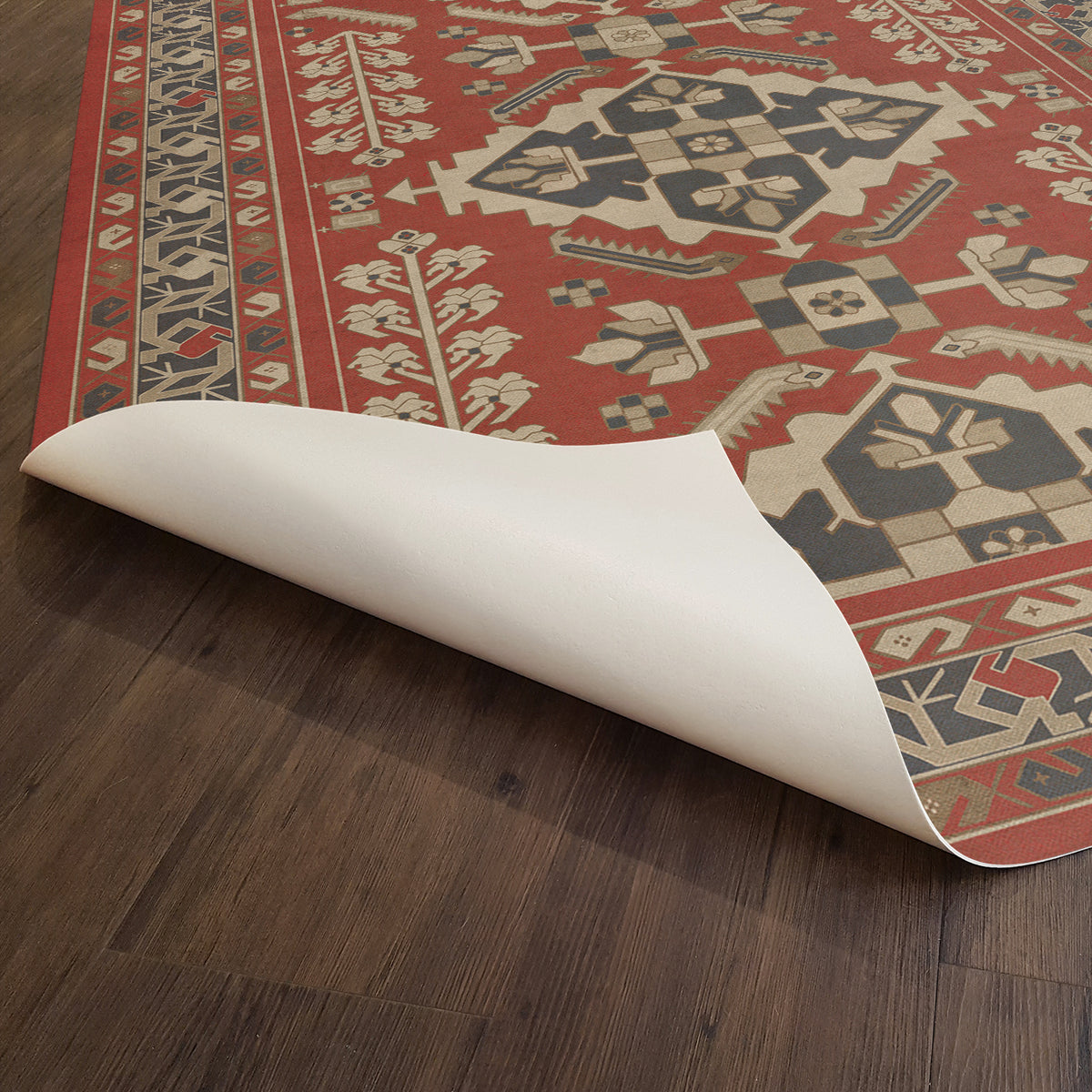 Vintage Vinyl Rug - Hamadan - Kismet