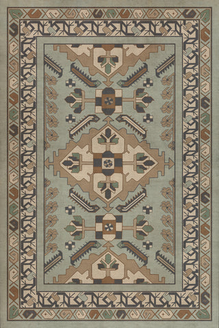 Vintage Vinyl Rug - Hamadan - Sadiq