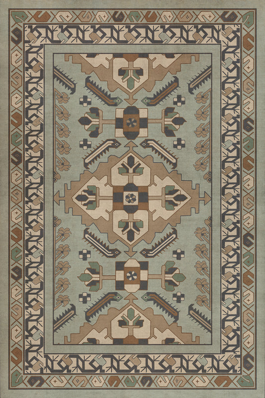 Vintage Vinyl Rug - Hamadan - Sadiq