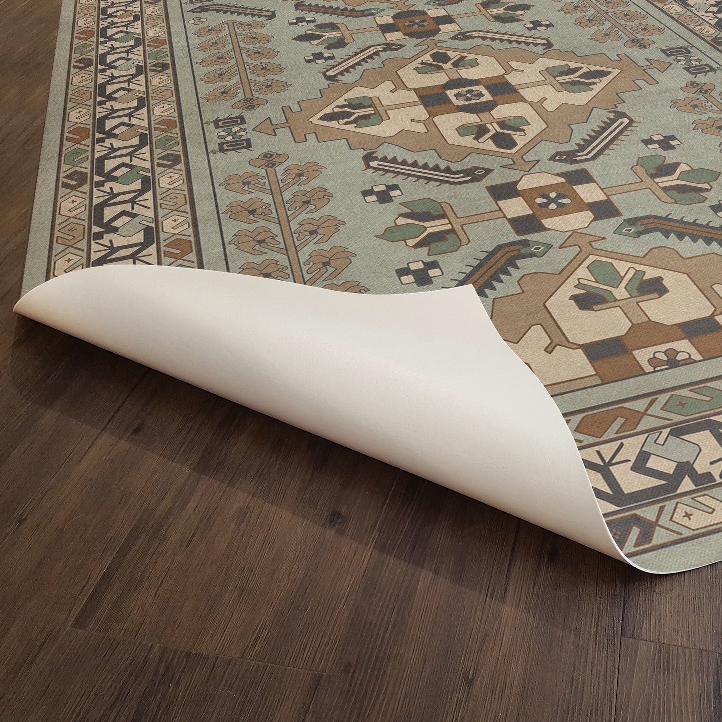 Vintage Vinyl Rug - Hamadan - Sadiq
