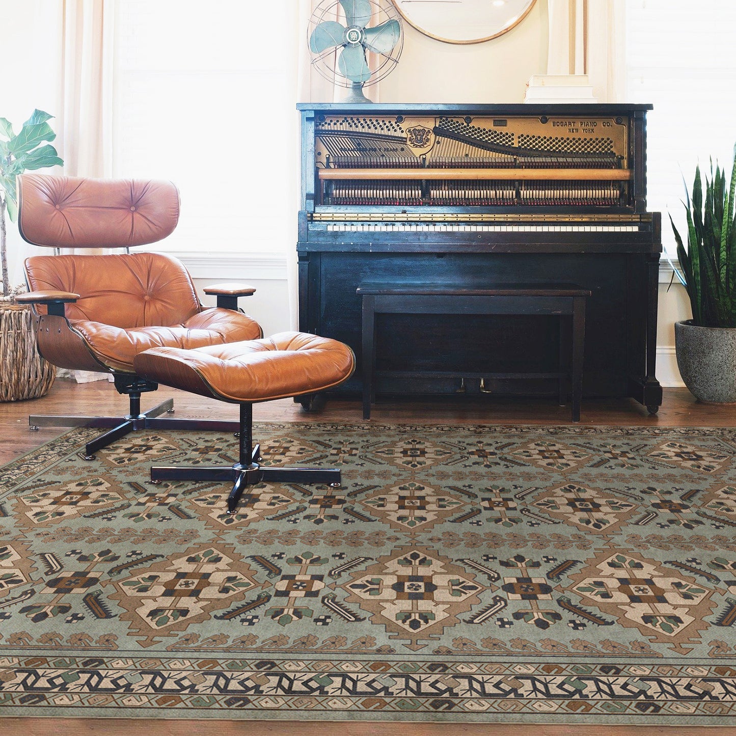 Vintage Vinyl Rug - Hamadan - Sadiq