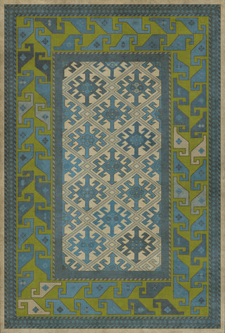 Vintage Vinyl Rug - Daghestan - Babki