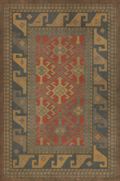 Vintage Vinyl Rug - Daghestan - Bazara Net