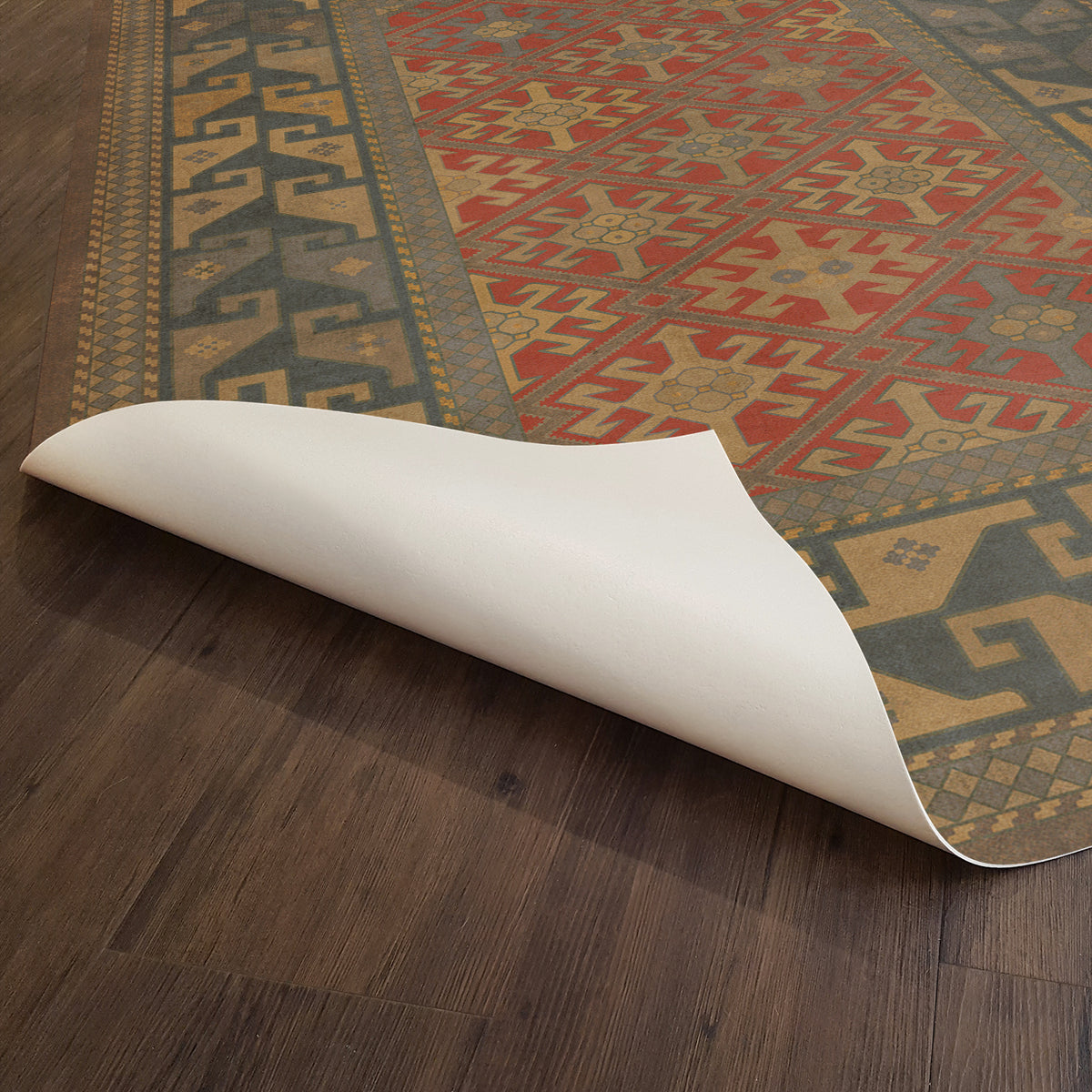 Vintage Vinyl Rug - Daghestan - Bazara Net