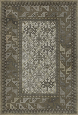 Vintage Vinyl Rug - Daghestan - Vokzal