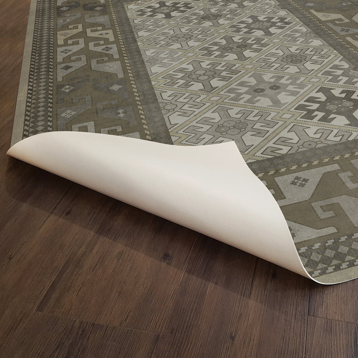 Vintage Vinyl Rug - Daghestan - Vokzal