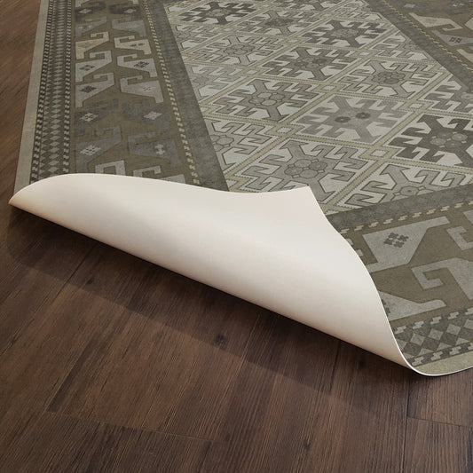 Vintage Vinyl Rug - Daghestan - Vokzal