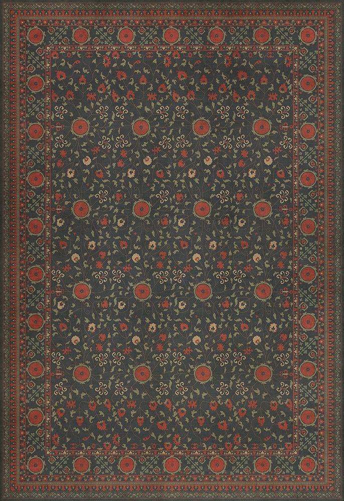 Vintage Vinyl Rug - Samarkand - Anora
