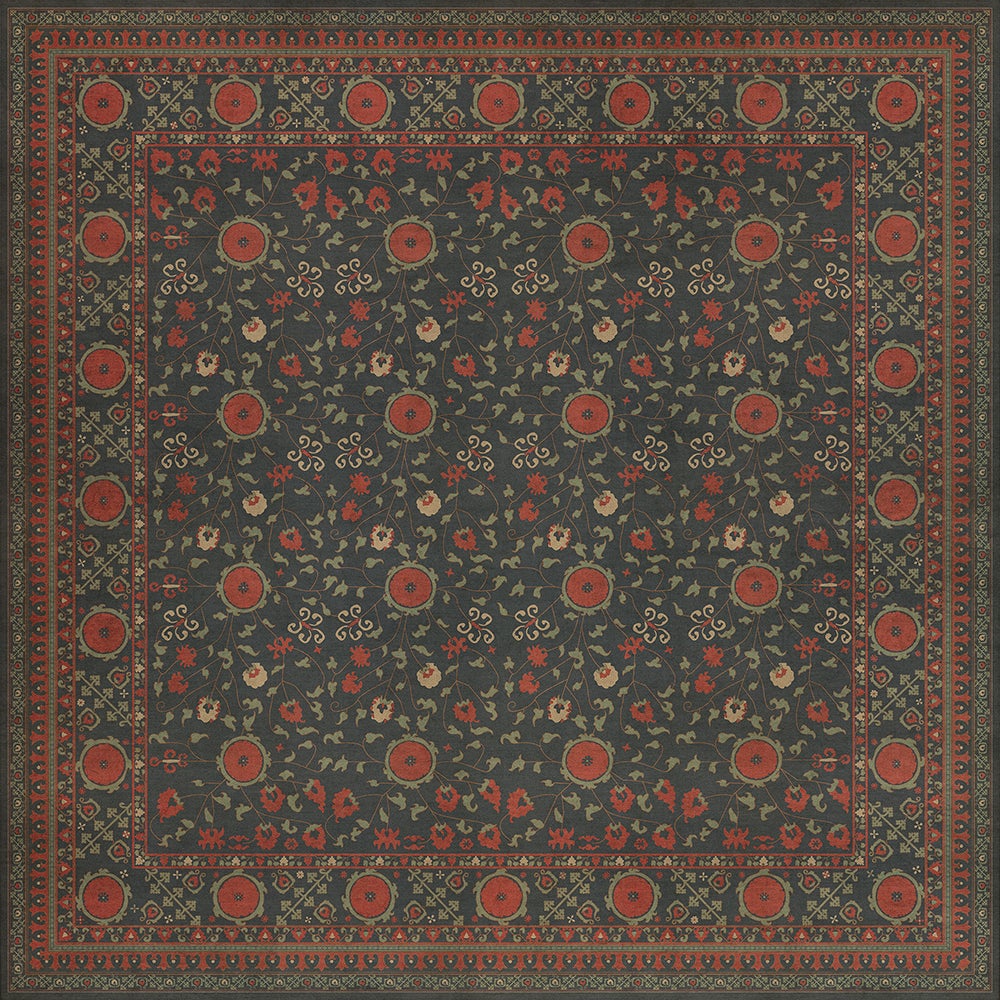 Vintage Vinyl Rug - Samarkand - Anora