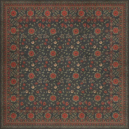 Vintage Vinyl Rug - Samarkand - Anora
